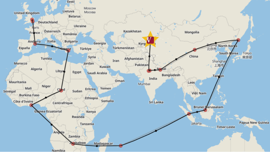 Wildlife Warrior Challenge map